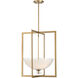 Elowen 3 Light 18 inch Legacy Brass Pendant Ceiling Light
