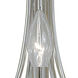 Maisonette 5 Light 17 inch Polished Silver Mini Chandelier Ceiling Light