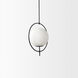 Farrah 11.81 inch Black Pendant Light Ceiling Light