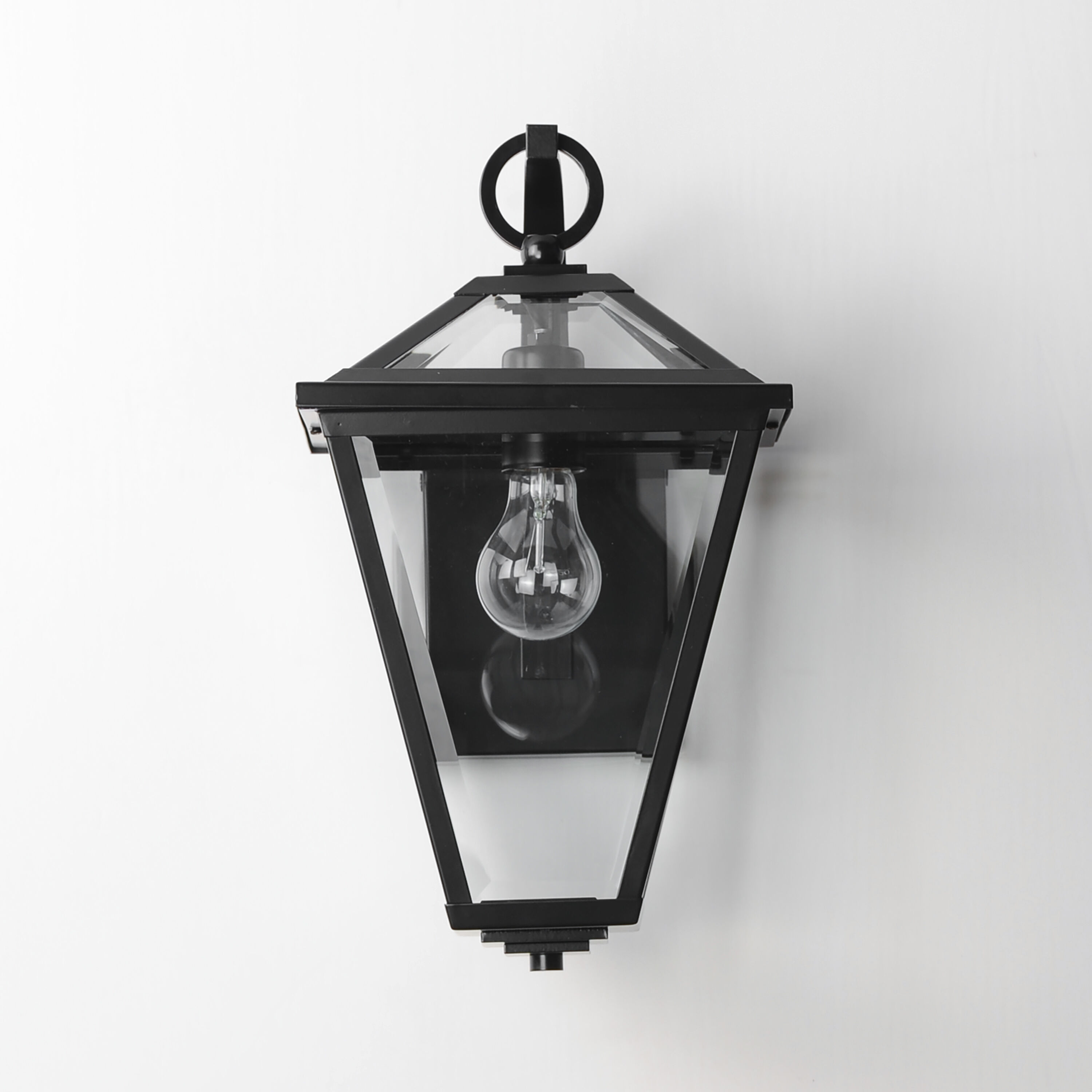 Prism 1 Light 16 inch Black Outdoor Wall Mount
