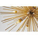 Canada 9 Light 23.6 inch Gold Chandelier Ceiling Light