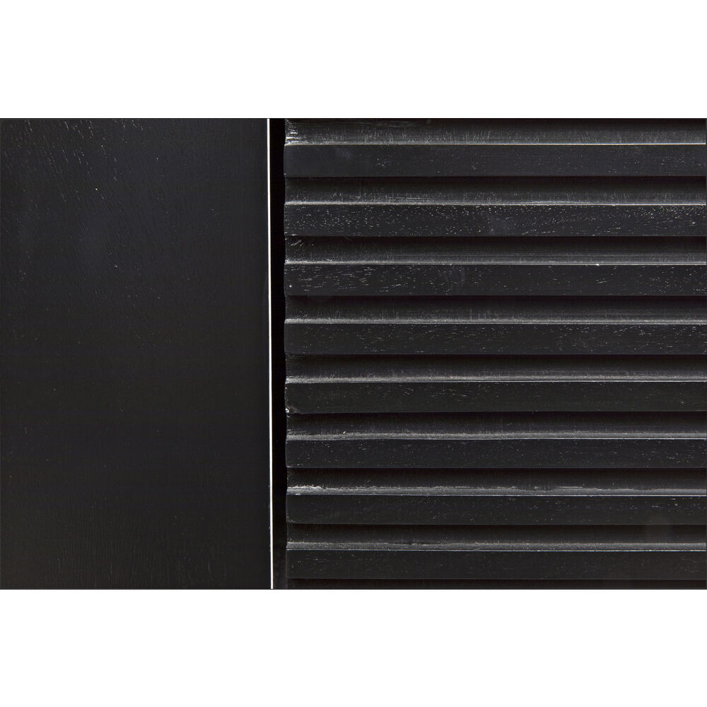 Smith 74 X 22 inch Hand Rubbed Black Sideboard, 4 Door