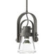 Erlenmeyer 1 Light 8.1 inch Natural Iron Mini Pendant Ceiling Light, Large - Open Box