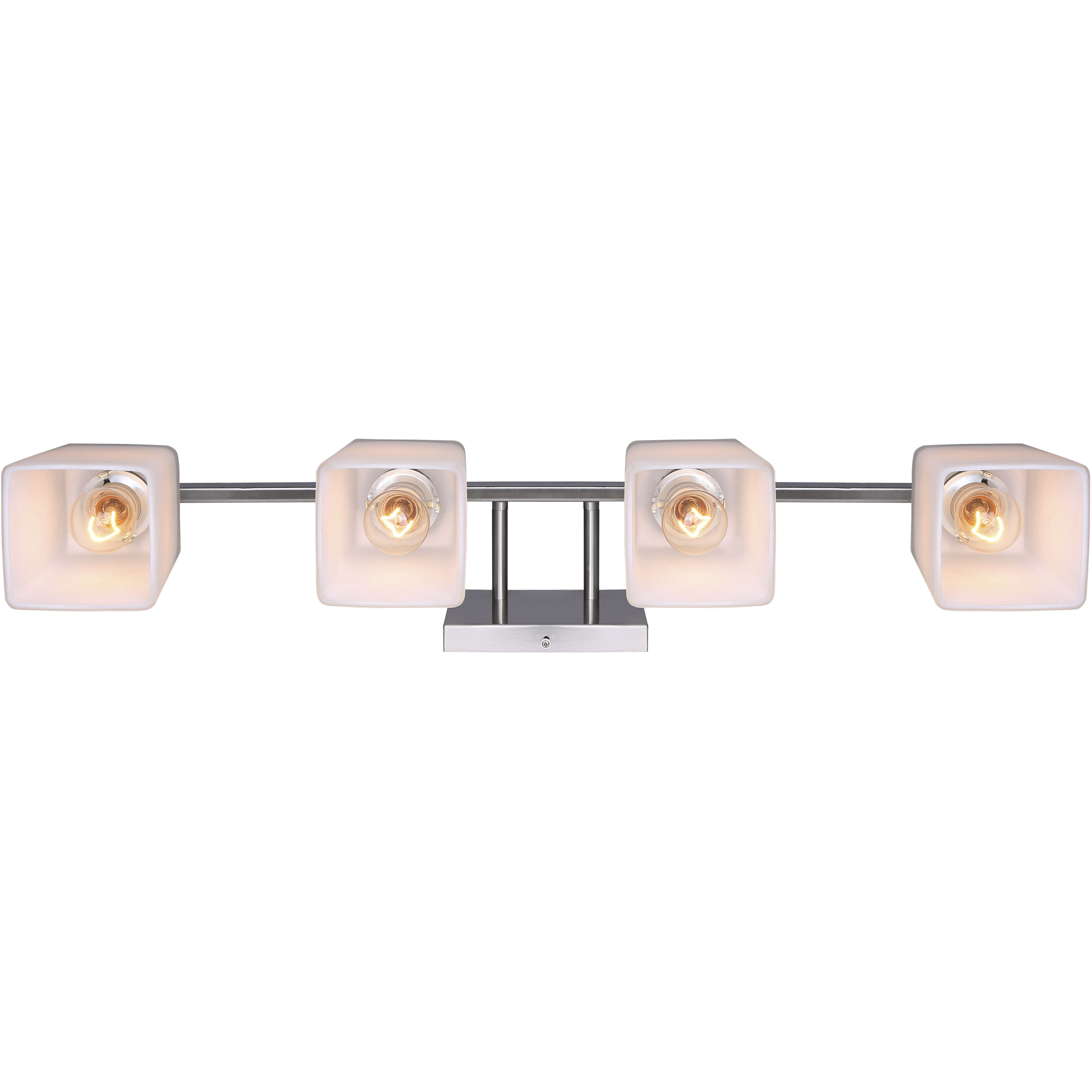 Madison 4 Light 31 inch Brushed Nickel Vanity Light Wall Light