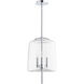 Lustrous 3 Light 12.5 inch Chrome Pendant Ceiling Light
