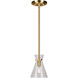 Beaker 1 Light 6 inch Soft Gold Pendant Ceiling Light