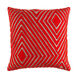 Denmark 18 X 18 inch Camel and Bright Orange Pillow
