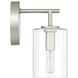 Hailie 1 Light 5 inch Satin Nickel Wall Sconce Wall Light