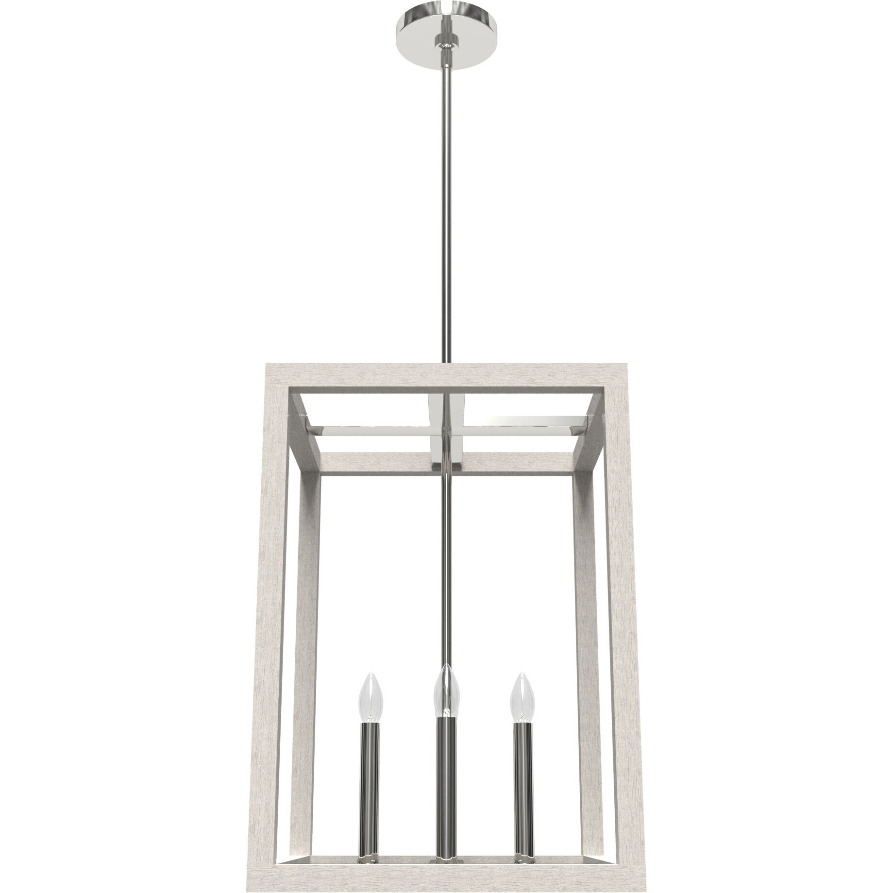 Squire Manor 4 Light 15 inch Distressed White Pendant Ceiling Light