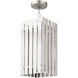 Greenwich 1 Light 8 inch Brushed Nickel Outdoor Pendant Lantern