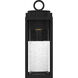 Donegal 1 Light 19 inch Matte Black Outdoor Wall Lantern, Large
