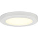 Slim LED 12 inch White Flush Mount Ceiling Light