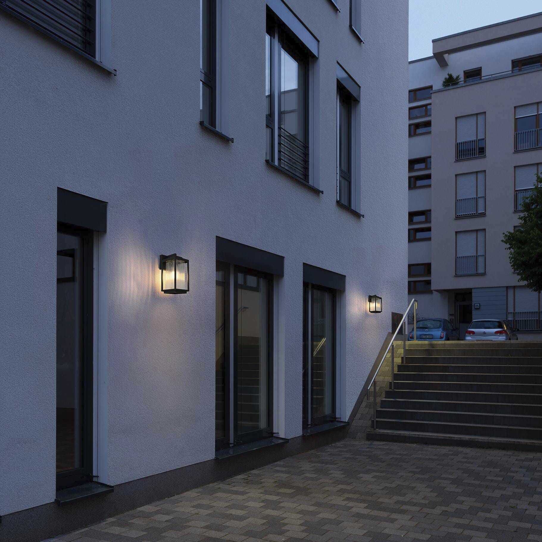 Ludlow 1 Light 12.5 inch Black Outdoor Wall Sconce