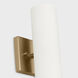 Drew & Jonathan Capalino 2 Light 5 inch Satin Brass Sconce Wall Light