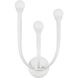 Dahlia LED 7 inch Plaster White Wall Sconce Wall Light