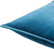 Cotton Velvet 22 X 22 inch Deep Teal Pillow Kit, Square