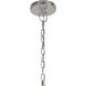 Florence 3 Light 11.25 inch Polished Nickel Chandelier Ceiling Light