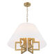 Westwood 6 Light 24 inch Vibrant Gold Chandelier Ceiling Light