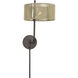Acordia 17 inch 40.00 watt English Bronze Swing Arm Wall Lamp Wall Light