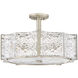 Florian 5 Light 20.25 inch Glacial Semi-flush Mount Ceiling Light