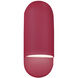 Ambiance Collection - Capsule LED 5 inch Cerise Outdoor Wall Sconce in Dedicated LED, 4D x 14H, Form+Finish+Function