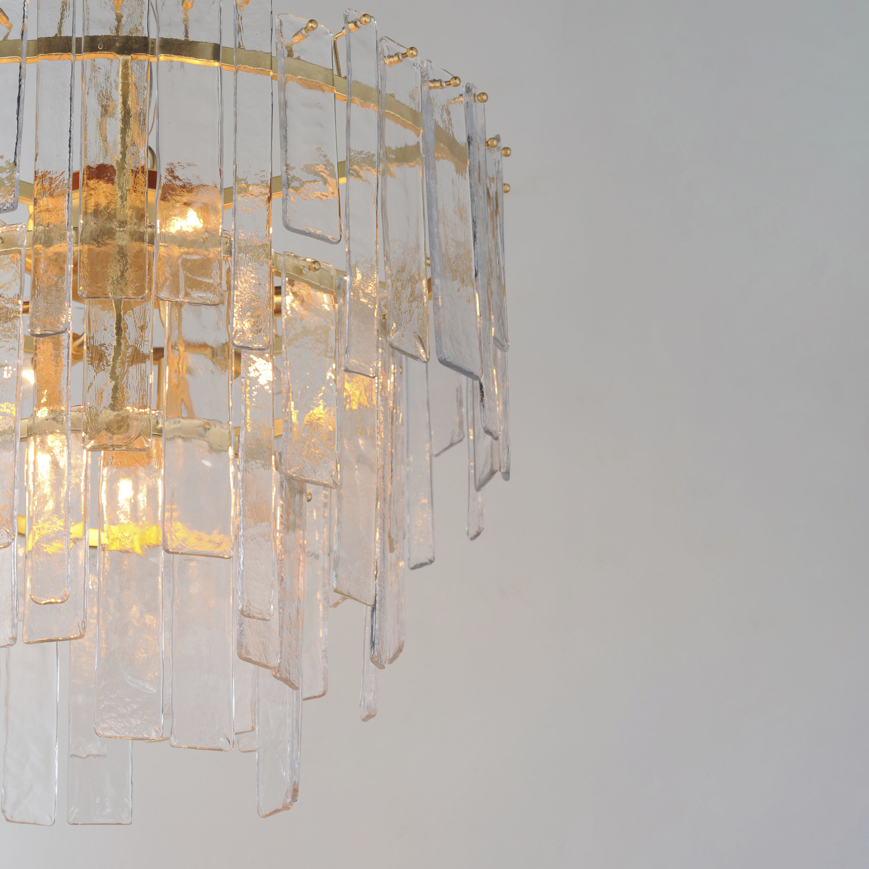 Warren 9 Light 24 inch Gold Leaf Multi-Light Pendant Ceiling Light