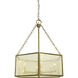 Mila 6 Light 26 inch Brushed Brass Dining Chandelier Ceiling Light