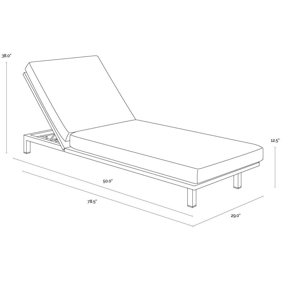 Geneve Palazzo Cream Outdoor Lounger