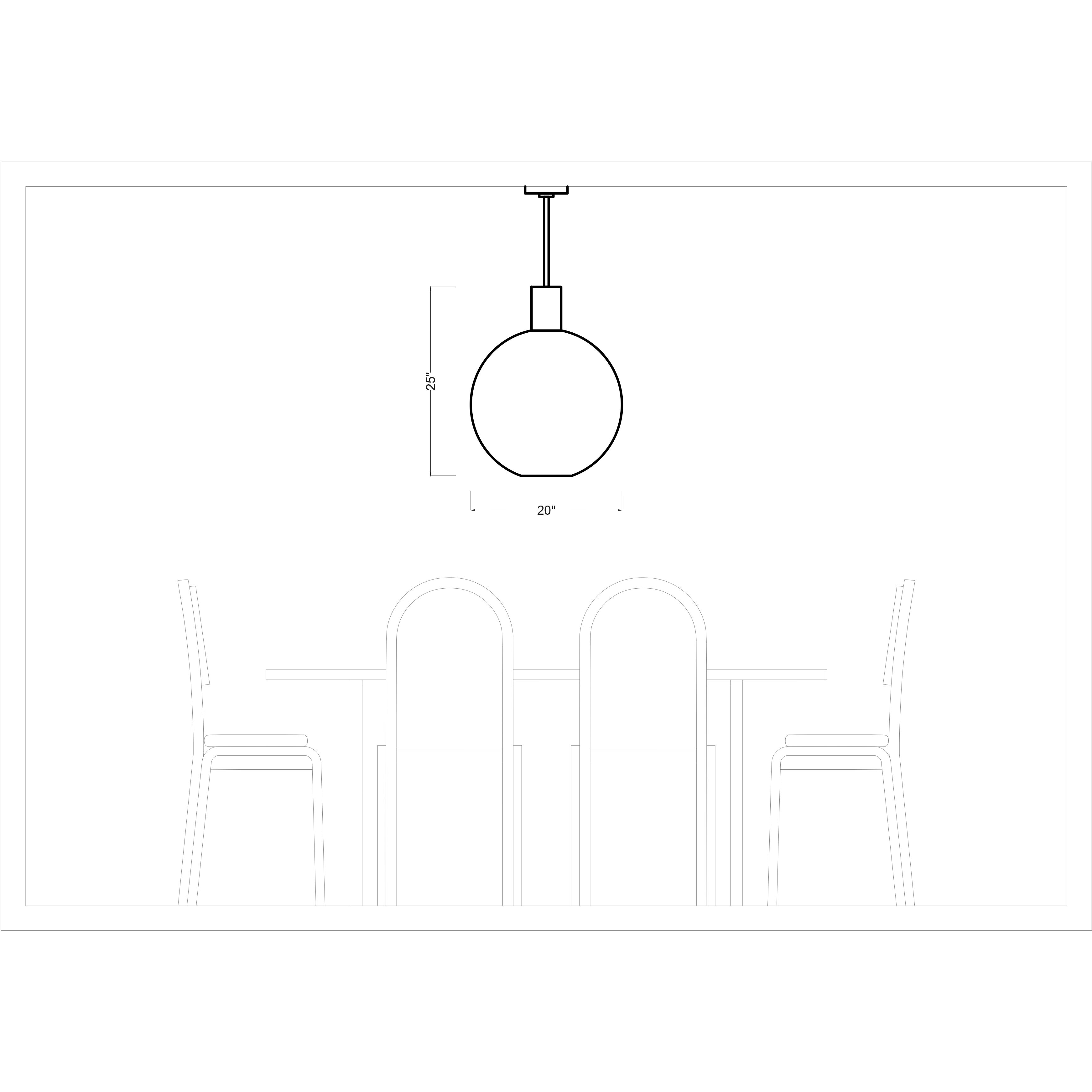 Drew & Jonathan Colewood 1 Light 20 inch Brushed Nickel Pendant Ceiling Light, Large