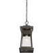 Taylor 1 Light 8 inch English Bronze with Gold Outdoor Hanging Lantern