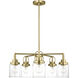 Anders 5 Light 24 inch Satin Brass Chandelier Ceiling Light