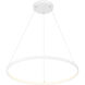 Anello LED 16 inch Matte White Pendant Ceiling Light