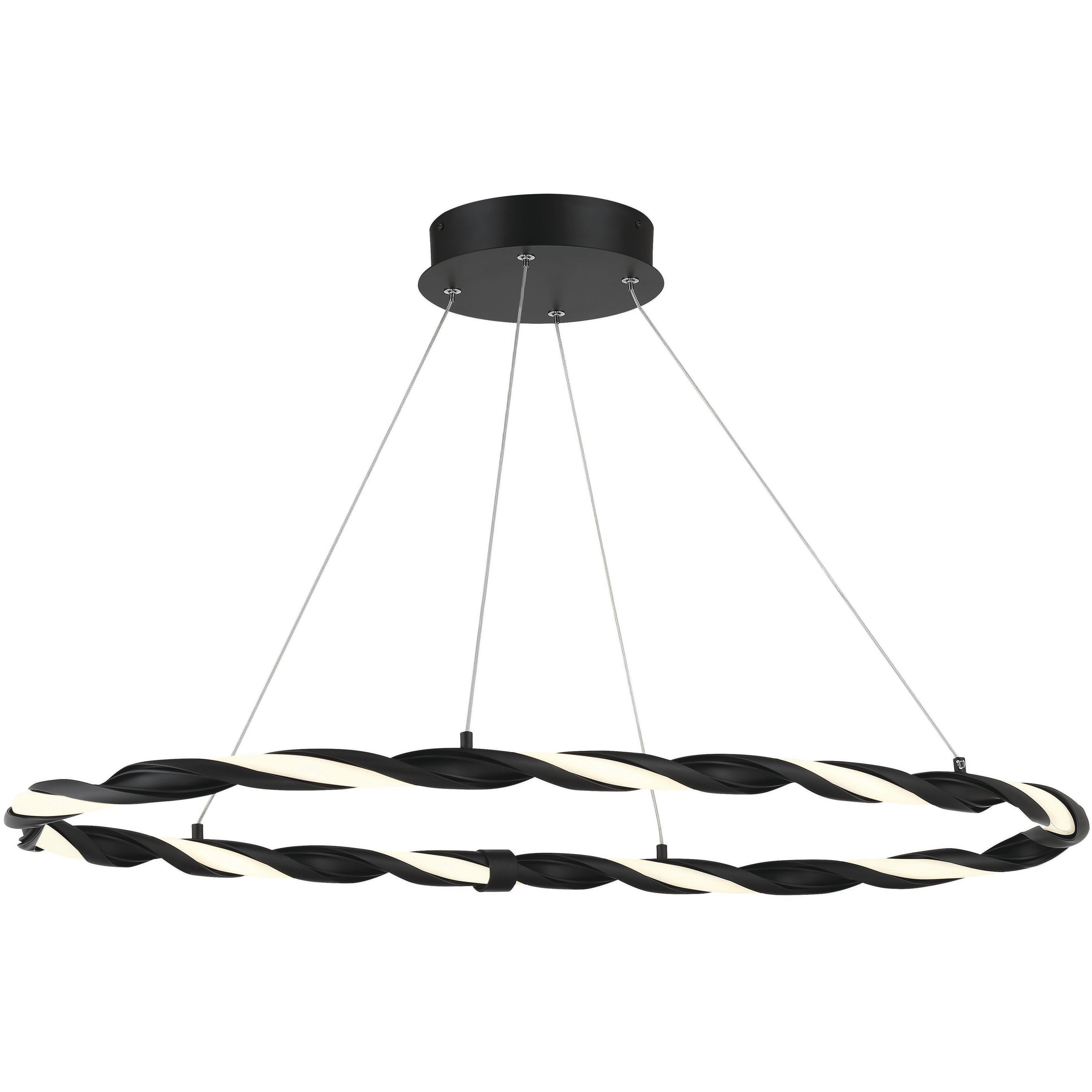 Convolution LED 36.75 inch Coal Pendant Ceiling Light