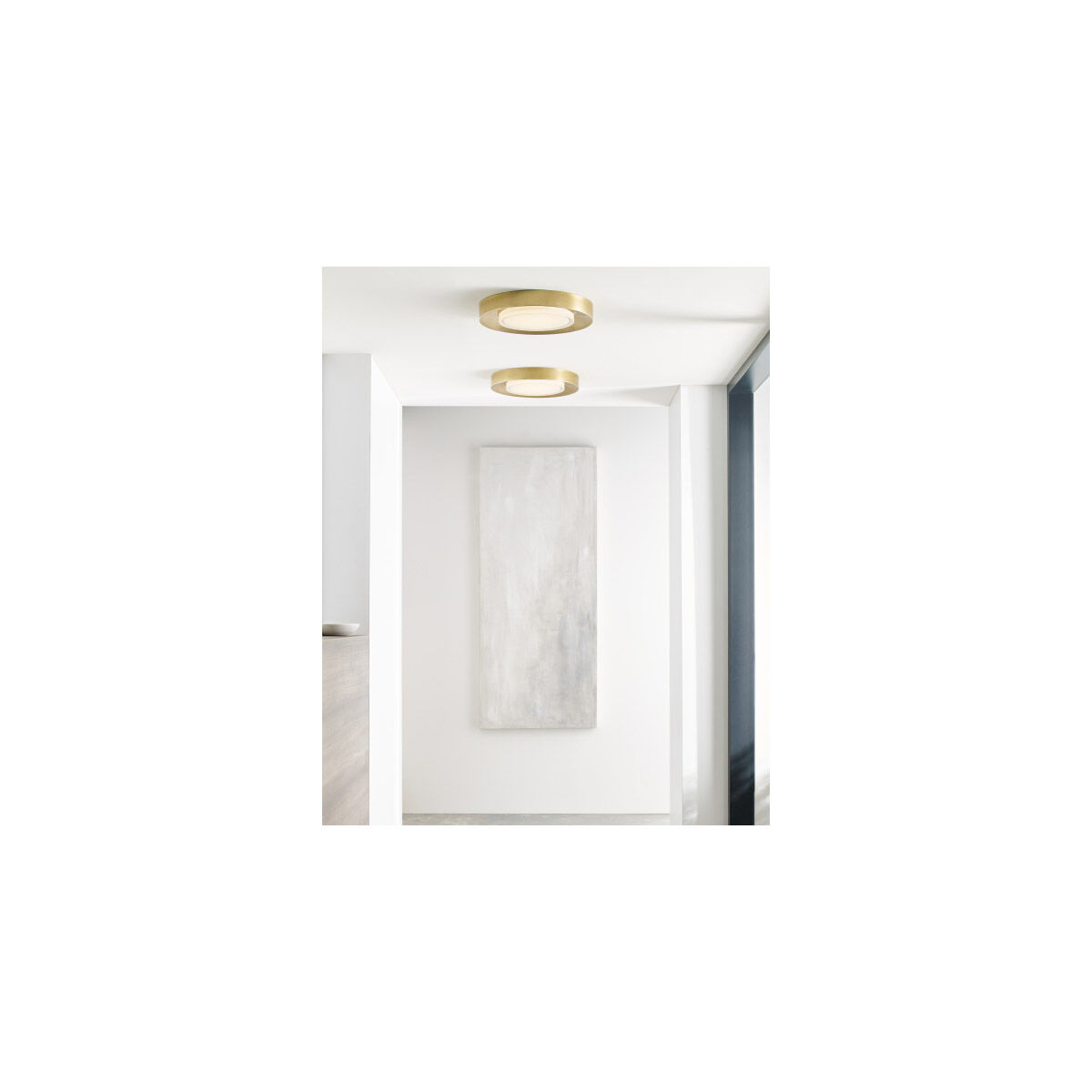 Sean Lavin Hilo LED 16.6 inch Nightshade Black Flush Mount Ceiling Light, Integrated LED