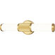 Solange LED 18.5 inch Modern Gold Bath Vanity Wall Light