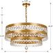Perla 6 Light 26 inch Antique Gold Chandelier Ceiling Light