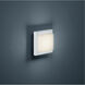 Hondo 1 Light 5.5 inch White Outdoor Wall Light