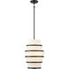 Cascade 3 Light Coal Pendant Ceiling Light