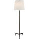 Thomas O'Brien Parish Floor 65.25 inch 60.00 watt Aged Iron Floor Lamp Portable Light in Linen 
