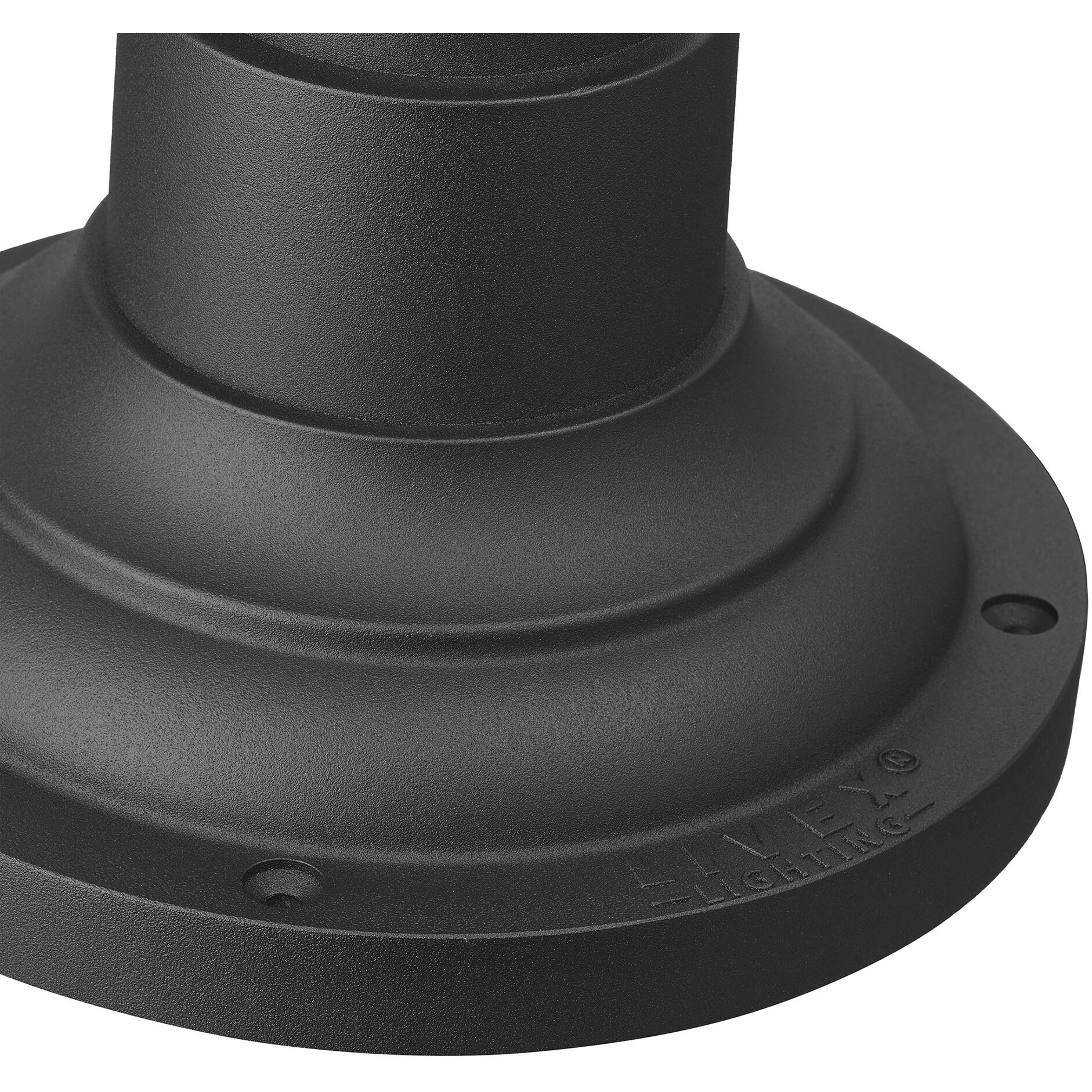 Allison 6.5 inch Textured Black Pier Mount Adapter