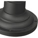 Allison 6.5 inch Textured Black Pier Mount Adapter