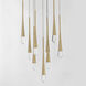 Pierce LED 19 inch Gold Multi-Light Pendant Ceiling Light