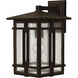 Tucker Outdoor Wall Mount Lantern in Oil Rubbed Bronze, Medium