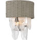 Breakers Isle 4 Light 16.38 inch Coal Wall Sconce Wall Light