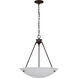 Brentwood 3 Light 22.5 inch Old Bronze Pendant Ceiling Light