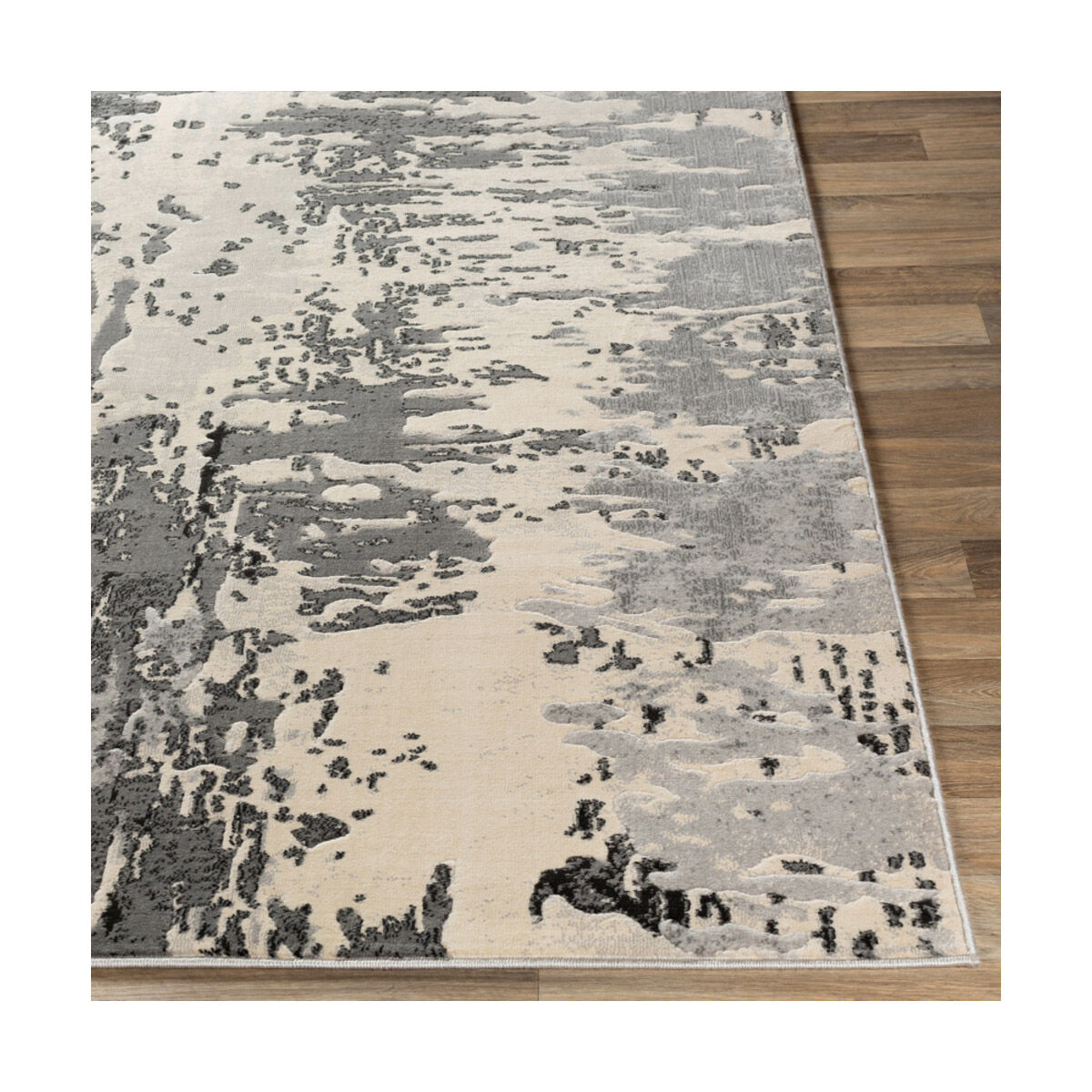 City 87 X 31 inch Taupe/Black/Beige/Khaki/Light Gray Rugs