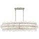 Rene 8 Light 45 inch Glacial Chandelier Ceiling Light