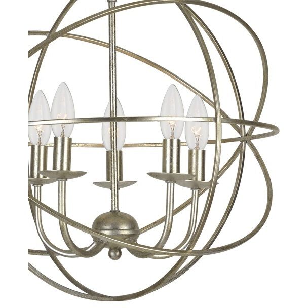 Somma Way 5 Light 17 inch Silver Mini Chandelier Ceiling Light