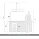 Sutton Island Light Ceiling Light in Matte Black