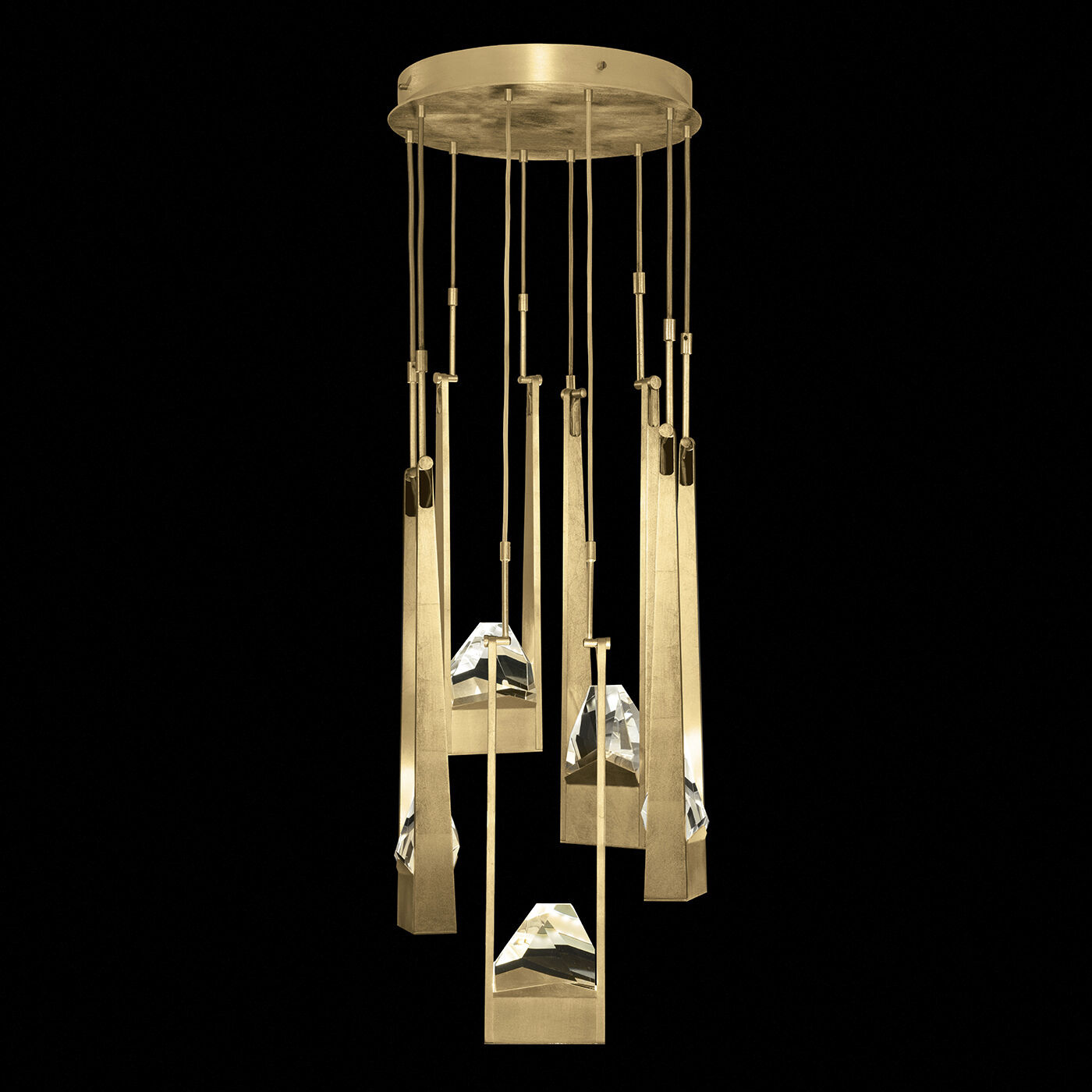 Strata Pendant Ceiling Light in Gold